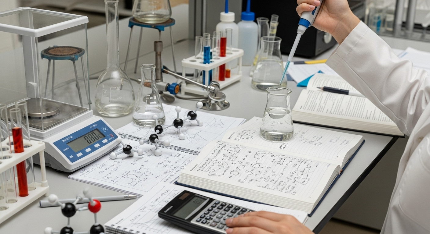 Chemistry Measurement Illustration