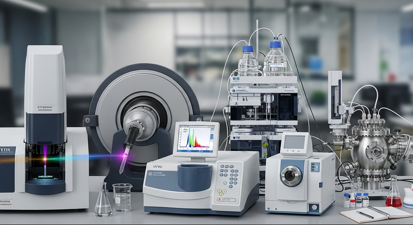 Spectroscopy and Analytical Chemistry Illustration