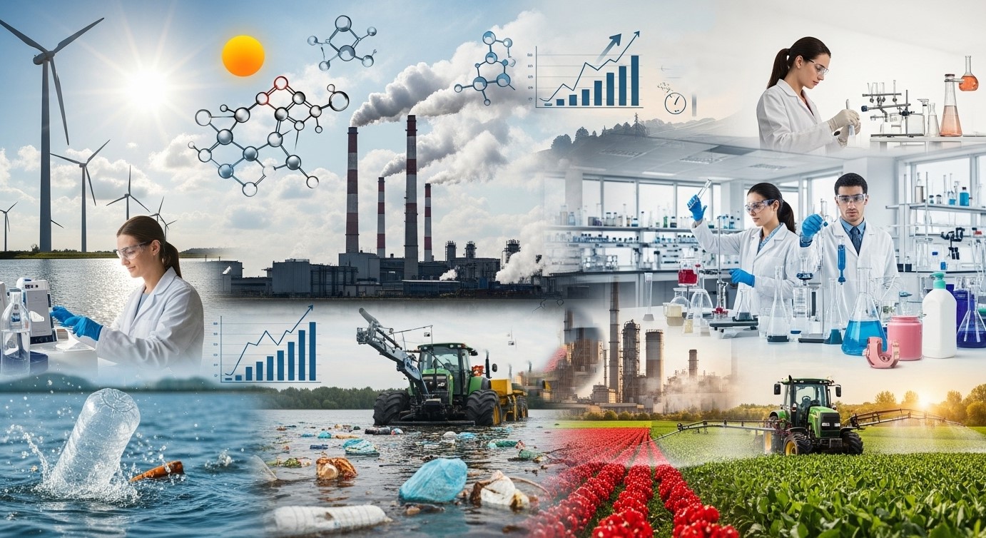 Chemistry in the World Illustration