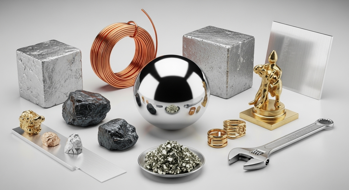 Metals and Compounds Illustration
