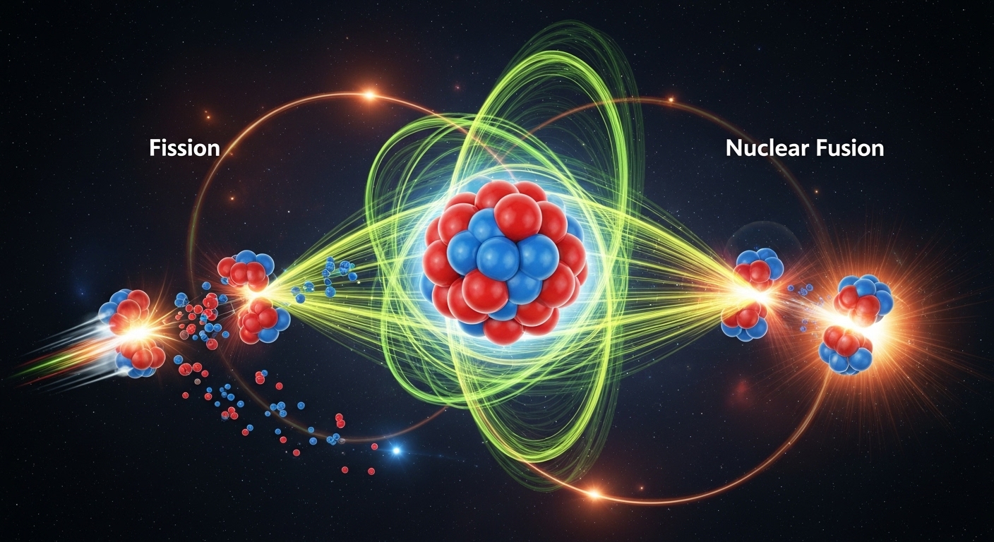 Nuclear Chemistry Illustration