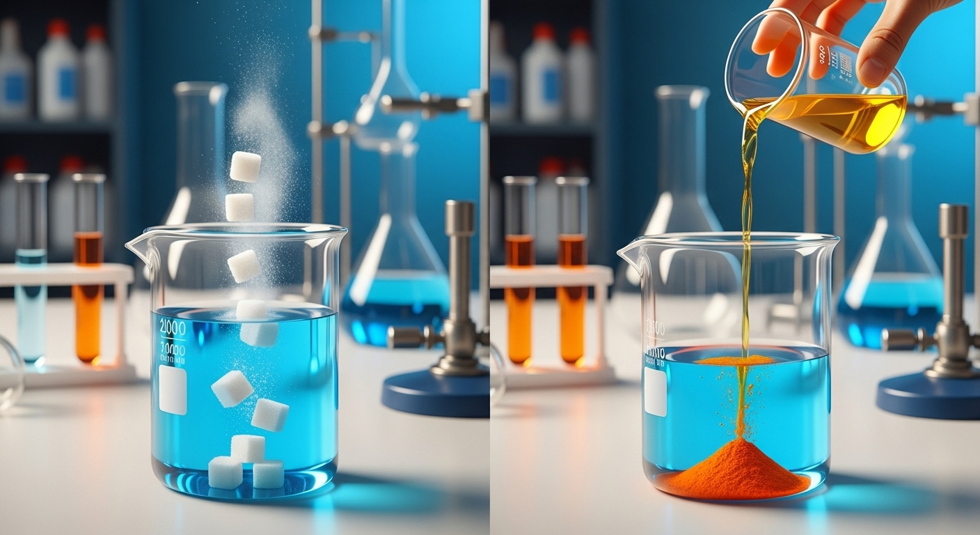 Solubility and Precipitation Illustration